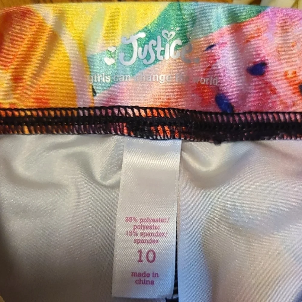 Justice pants - summer fruit print